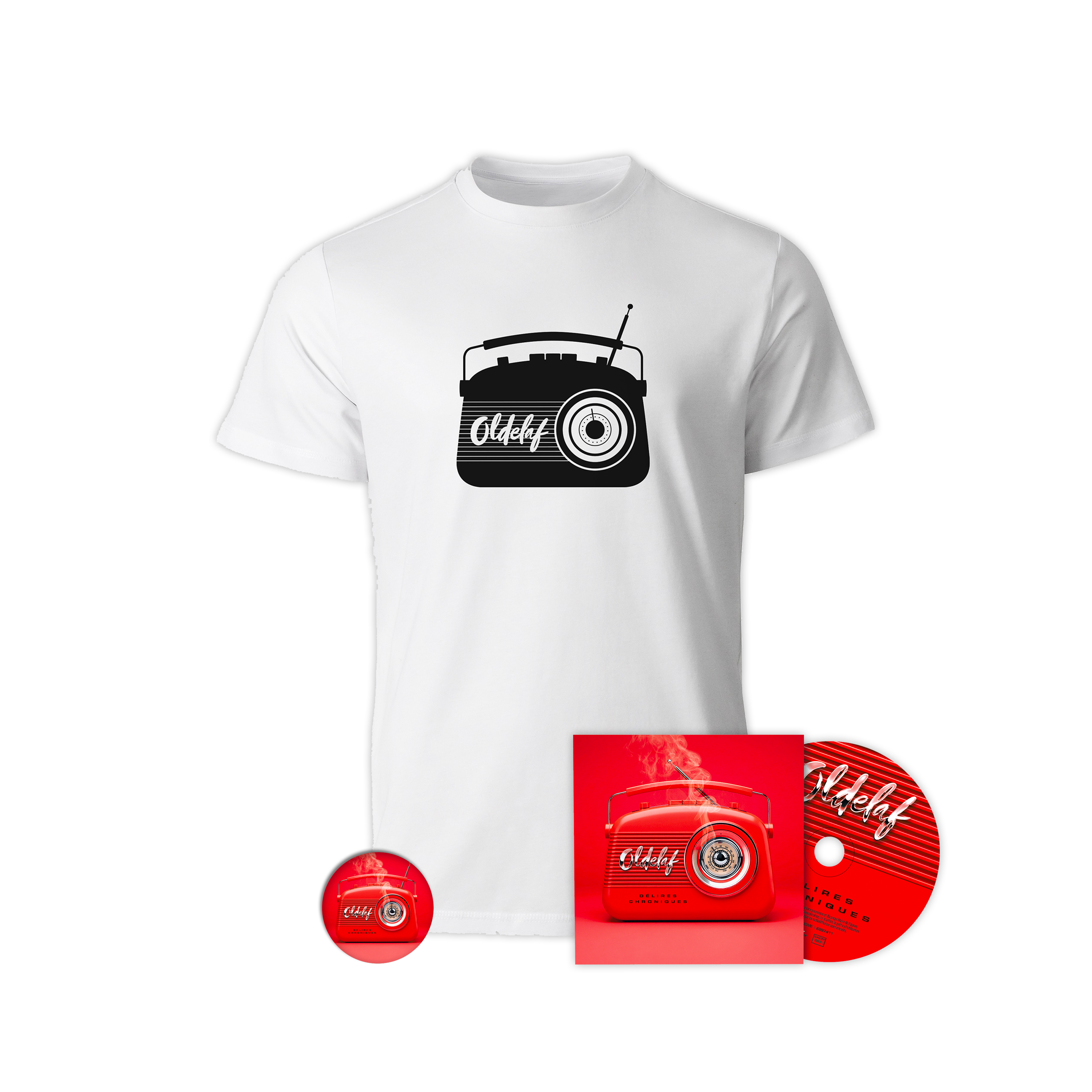 CD + T-shirt + Badge “Délires Chroniques“